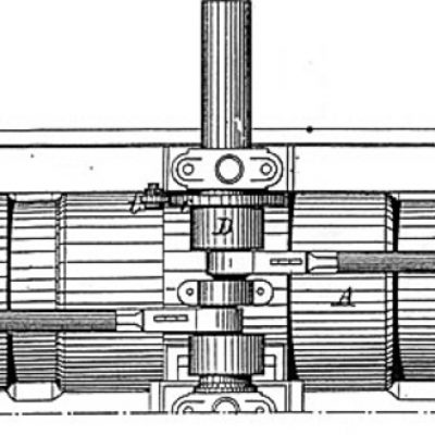 Progetto del motore a stantuffi contrapposti del 1858